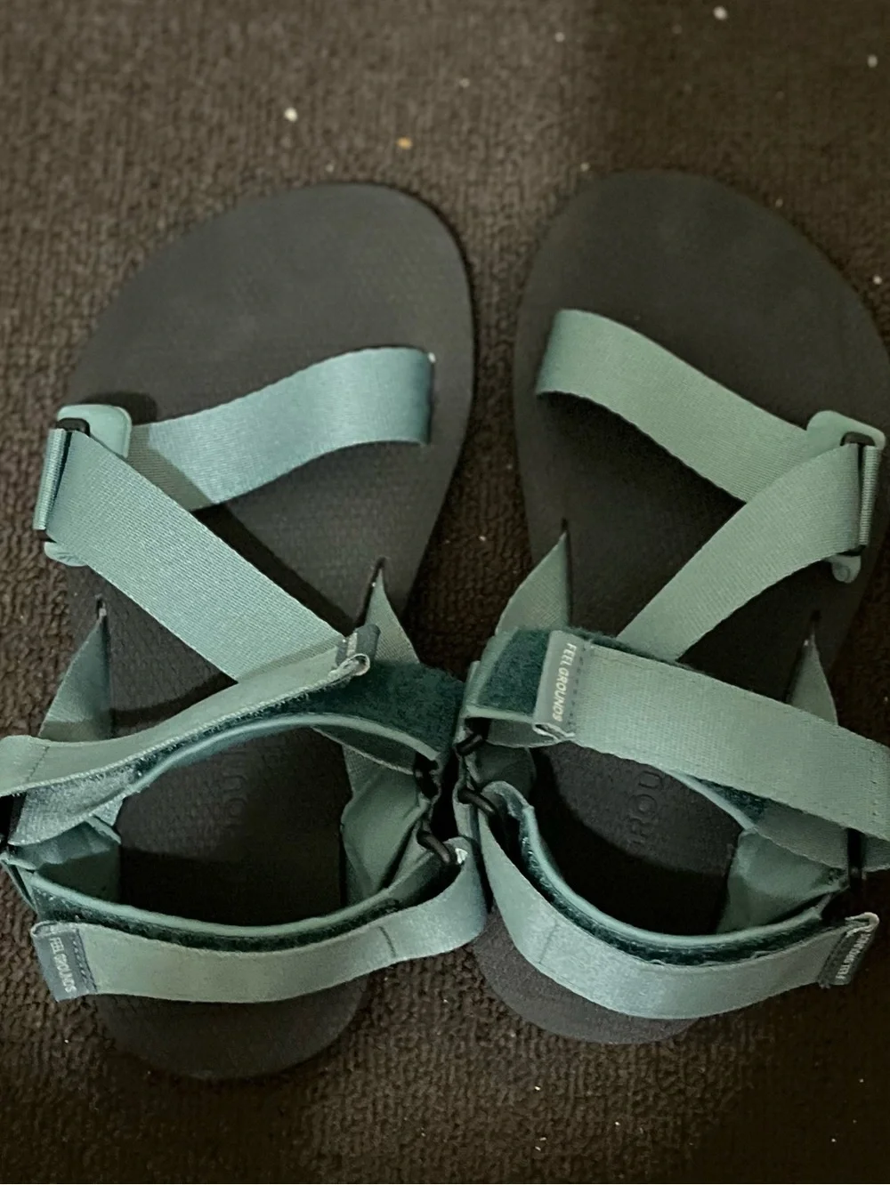 36 feelgrounds Pathway sandals sage leaf green NEW barefoot